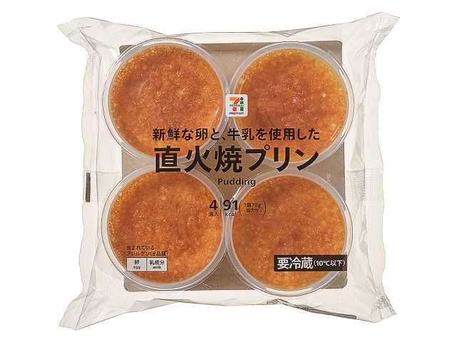 ７プレミアム　直火焼プリン７０ｇ×４