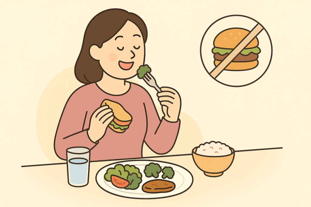 食事も「我慢しない見直し」でOK