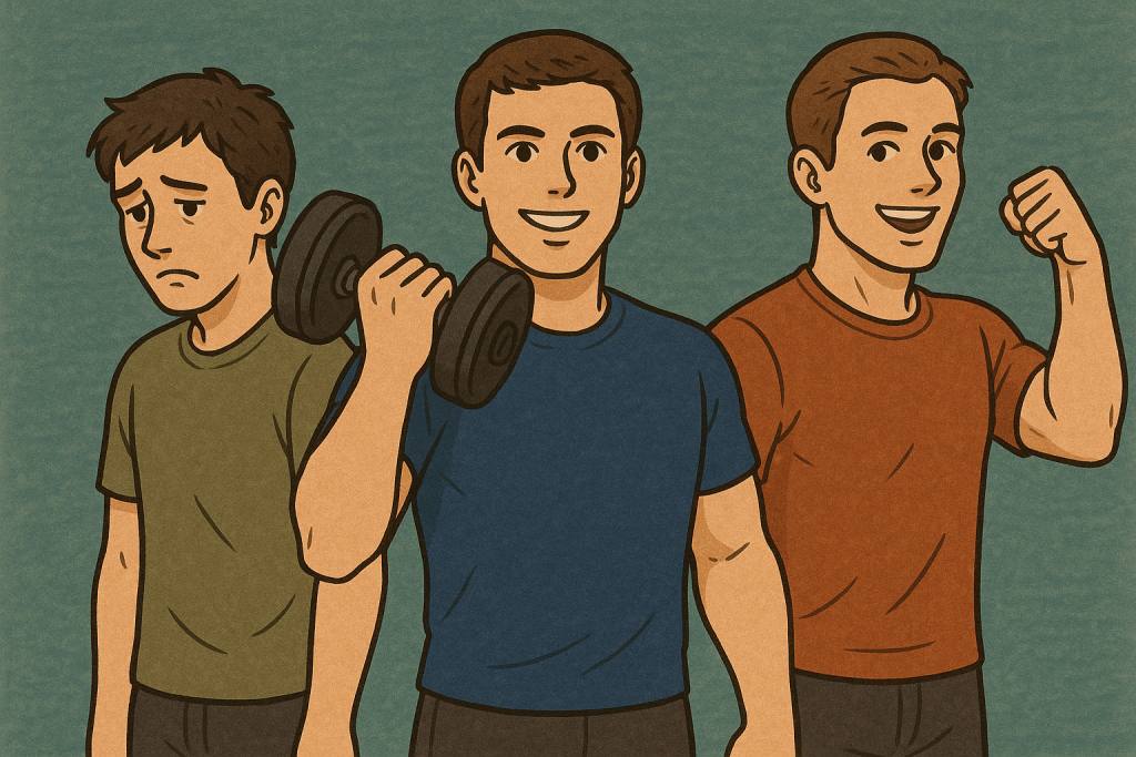 実際の体験談:筋トレで人生が変わった男性たち
