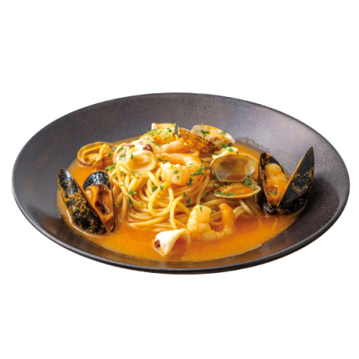 イセエビソースの海の幸おだしパスタ